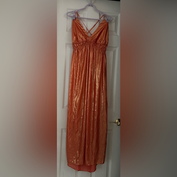Anthropologie Orange Maxi Dress - Picture 4 of 10
